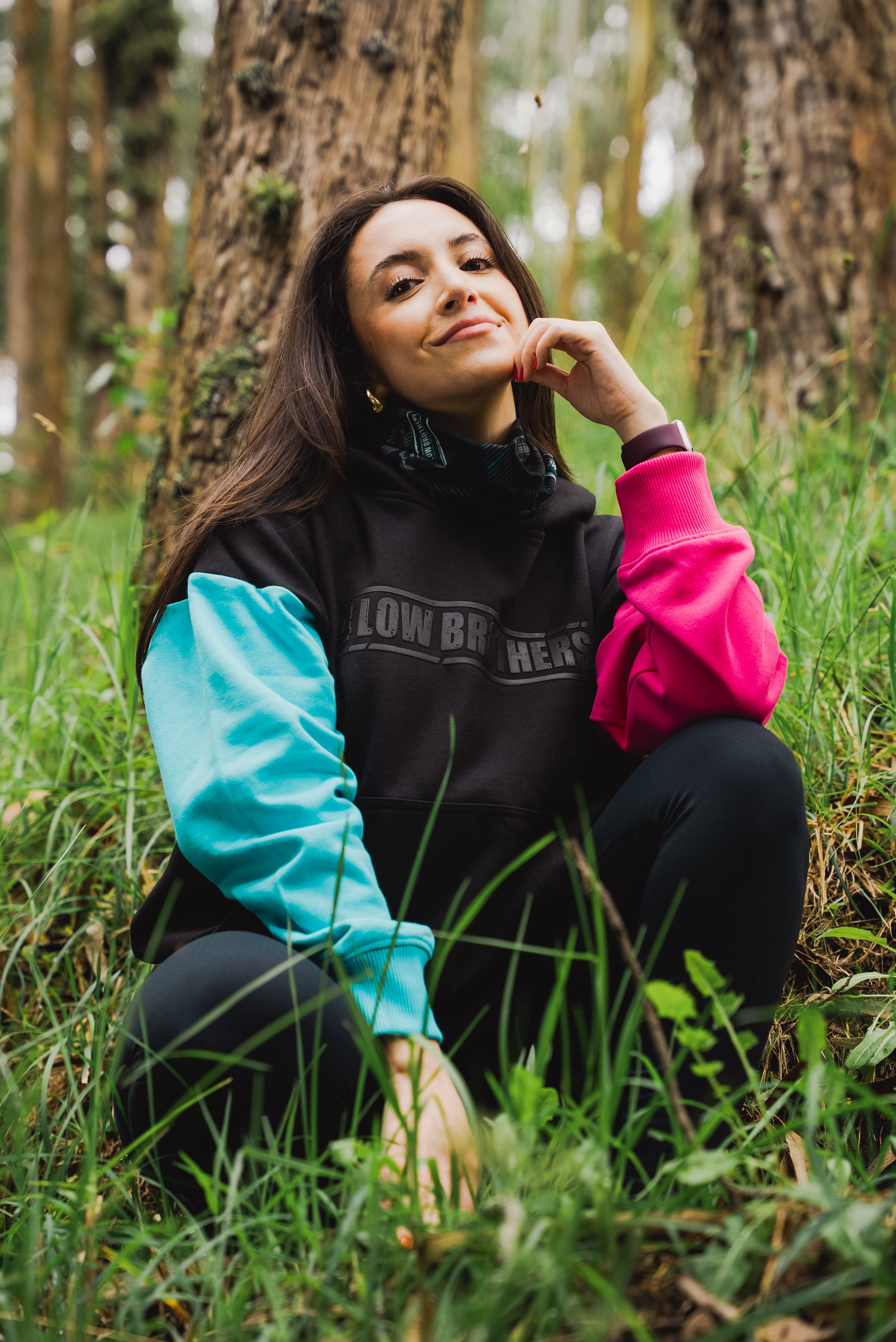 HOODIE MANGAS COLORES